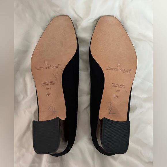 Etienne Aigner Capped Toe Heels 8 - Picture 5 of 7